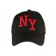 Casquette NY Noire et Rouge Design Baseball Tendance NY Surray ANCIENNES COLLECTIONS divers