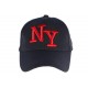 Casquette NY Bleu Marine et Rouge Design Baseball Tendance NY Surray CASQUETTES Hip Hop Honour