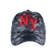 Casquette NY Militaire Bleu Marine et Rouge Graphisme Baseball Armee Koft ANCIENNES COLLECTIONS divers