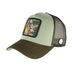 Casquette BOBA FETT Star Wars Verte et Noire Trucker Capslabs Collabs ANCIENNES COLLECTIONS divers