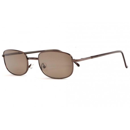 Lunettes Loupe Solaires Marron et Legeres Monture Metal Bary Lunettes Loupe Solaire PresBello