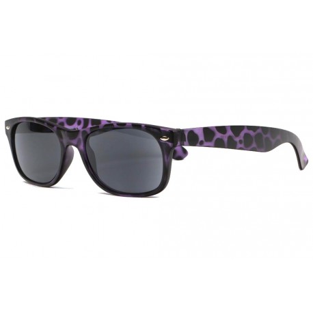 Lunettes Loupe Solaires Violettes et Noires Tendance Gany Lunettes Loupe Solaire PresBello