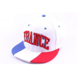 Casquette Snapback Blanche France Bleu Blanc Rouge ANCIENNES COLLECTIONS divers