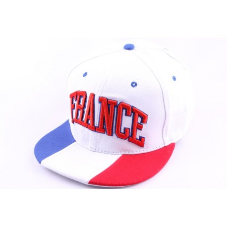 Casquette Snapback Blanche France Bleu Blanc Rouge ANCIENNES COLLECTIONS divers