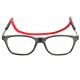 Lunettes lecture Tour de Cou Aimantees Grises et Rouges Wyla ANCIENNES COLLECTIONS divers