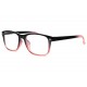 Lunettes loupe de lecture rouges et noires fantaisies Calvy Lunettes Loupes Proloupe