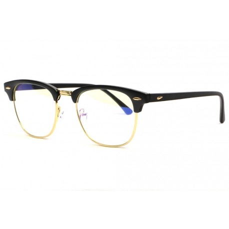 Lunettes Anti Lumiere Bleue Vintage Monture Noire Doree Pour Ecran Lyteck Lunette anti Lumière Bleu ROSALBA