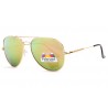 Lunettes de soleil polarisees Miroir Aviateur Dorees Fury LUNETTES SOLEIL Eye Wear