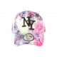 Casquette Enfant Rose et Violette NY Noir Spring 7 à 11 ans ANCIENNES COLLECTIONS divers