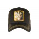 Casquette Goku Dragon Ball Z Noire et Jaune Saiyan Trucker Capslap ANCIENNES COLLECTIONS divers