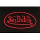 Casquette Von Dutch Rouge et Noire Trucker Baseball Neo CASQUETTES VON DUTCH