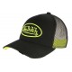 Casquette Von Dutch Jaune Fluo et Noire Filet Baseball Neo CASQUETTES VON DUTCH