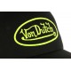 Casquette Von Dutch Jaune Fluo et Noire Filet Baseball Neo CASQUETTES VON DUTCH