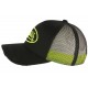 Casquette Von Dutch Jaune Fluo et Noire Filet Baseball Neo CASQUETTES VON DUTCH