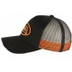 Casquette Von Dutch Orange et Noire Trucker Baseball Neo CASQUETTES VON DUTCH