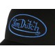 Casquette Von Dutch Bleu Ciel et Noire Filet Baseball Neo CASQUETTES VON DUTCH