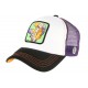 Casquette Tortue Géniale Noire et Violette Trucker Kame Capslab ANCIENNES COLLECTIONS divers