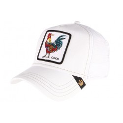 Casquette Goorin Cock blanche homme et femme Baseball Trucker ANCIENNES COLLECTIONS divers