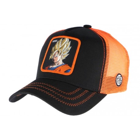 Casquette Goku Dragon Ball Z Collabs orange et noire ANCIENNES COLLECTIONS divers