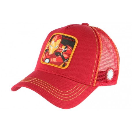Casquette Iron Man Rouge Super Heros Marvel Baseball Capslab ANCIENNES COLLECTIONS divers