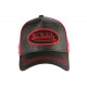 Casquette Von Dutch Rouge et Noire Flakes Baseball Trucker Fashion CASQUETTES VON DUTCH