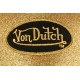 Casquette Von Dutch Doree Gold et Noire Flakes Baseball Fashion CASQUETTES VON DUTCH