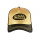 Casquette Von Dutch Doree Gold et Noire Flakes Baseball Fashion CASQUETTES VON DUTCH