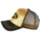 Casquette Von Dutch Doree Gold et Noire Flakes Baseball Fashion CASQUETTES VON DUTCH