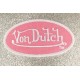 Casquette Von Dutch Grise Argent et Rose Flakes Baseball Trucker Fashion CASQUETTES VON DUTCH