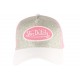 Casquette Von Dutch Grise Argent et Rose Flakes Baseball Trucker Fashion CASQUETTES VON DUTCH