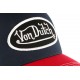 Casquette Von Dutch Bleue Visiere Rouge Colors Baseball Trucker Tendance CASQUETTES VON DUTCH