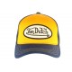 Casquette Von Dutch Orange Visiere bleue Colors Baseball Trucker Fashion CASQUETTES VON DUTCH