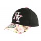 Casquette Enfant Rose et Noire Fleurs Gili Baseball NY de 7 à 12 ans ANCIENNES COLLECTIONS divers