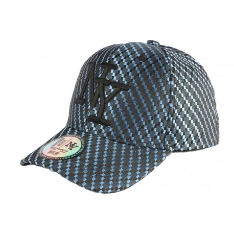 Casquette Enfant Bleue et Noire Tendance Acy Baseball NY de 7 à 12 ans ANCIENNES COLLECTIONS divers