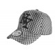 Casquette Enfant Noire et Argent Acy Baseball NY de 7 à 12 ans Casquette Enfant Hip Hop Honour