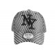 Casquette Enfant Noire et Argent Acy Baseball NY de 7 à 12 ans Casquette Enfant Hip Hop Honour