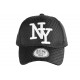 Casquette Enfant Noire NY Blanc Tendance Acy Baseball de 7 à 12 ans Casquette Enfant Hip Hop Honour