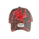 Casquette Enfant Rouge et Noire Spider Fashion NY Baseball de 7 à 12 ans ANCIENNES COLLECTIONS divers