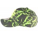 Casquette Enfant Vert Fluo et Noire Spider Fashion NY Baseball de 7 à 12 ans ANCIENNES COLLECTIONS divers