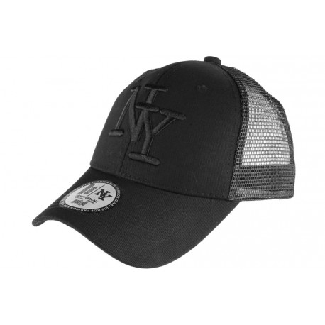 Casquette filet NY Noir Fashion Trucker Gybz CASQUETTES Hip Hop Honour