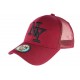 Casquette Filet NY Rouge et Noire Fashion Trucker Gybz CASQUETTES Hip Hop Honour