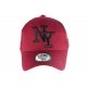 Casquette Filet NY Rouge et Noire Fashion Trucker Gybz CASQUETTES Hip Hop Honour