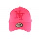 Casquette Enfant Rose Fluo Baseball Fashion Gwyz de 7 à 11 ans Casquette Enfant Hip Hop Honour