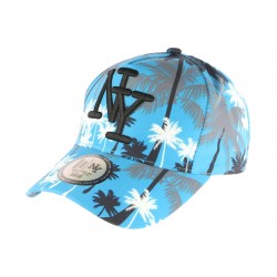 Casquette Enfant Bleue et Noire Cocotiers Fashion Baseball NY Exotic 7 a 12 ans ANCIENNES COLLECTIONS divers