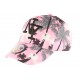 Casquette Baseball Rose et Grise Cocotiers Fashion NY Exotic ANCIENNES COLLECTIONS divers