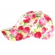 Casquette Baseball Blanche Fleurs Roses Tendance Baseball NY Palma ANCIENNES COLLECTIONS divers