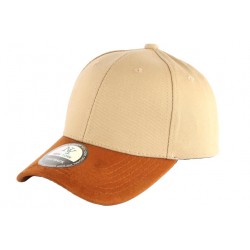 Casquette Enfant Marron Visiere Cuir Baseball Neyl de 7 à 11 ans Casquette Enfant Hip Hop Honour