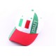 Casquette Strapback Italie Blanche Rouge Verte CASQUETTES PAYS