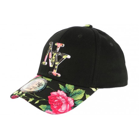 Casquette NY Enfant Noire et Rouge Fashion Gili Baseball de 7 à 12 ans ANCIENNES COLLECTIONS divers