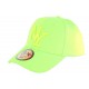 Casquette Enfant Verte Fluo Baseball Fashion Styz de 7 à 11 ans ANCIENNES COLLECTIONS divers